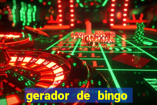 gerador de bingo de palavras