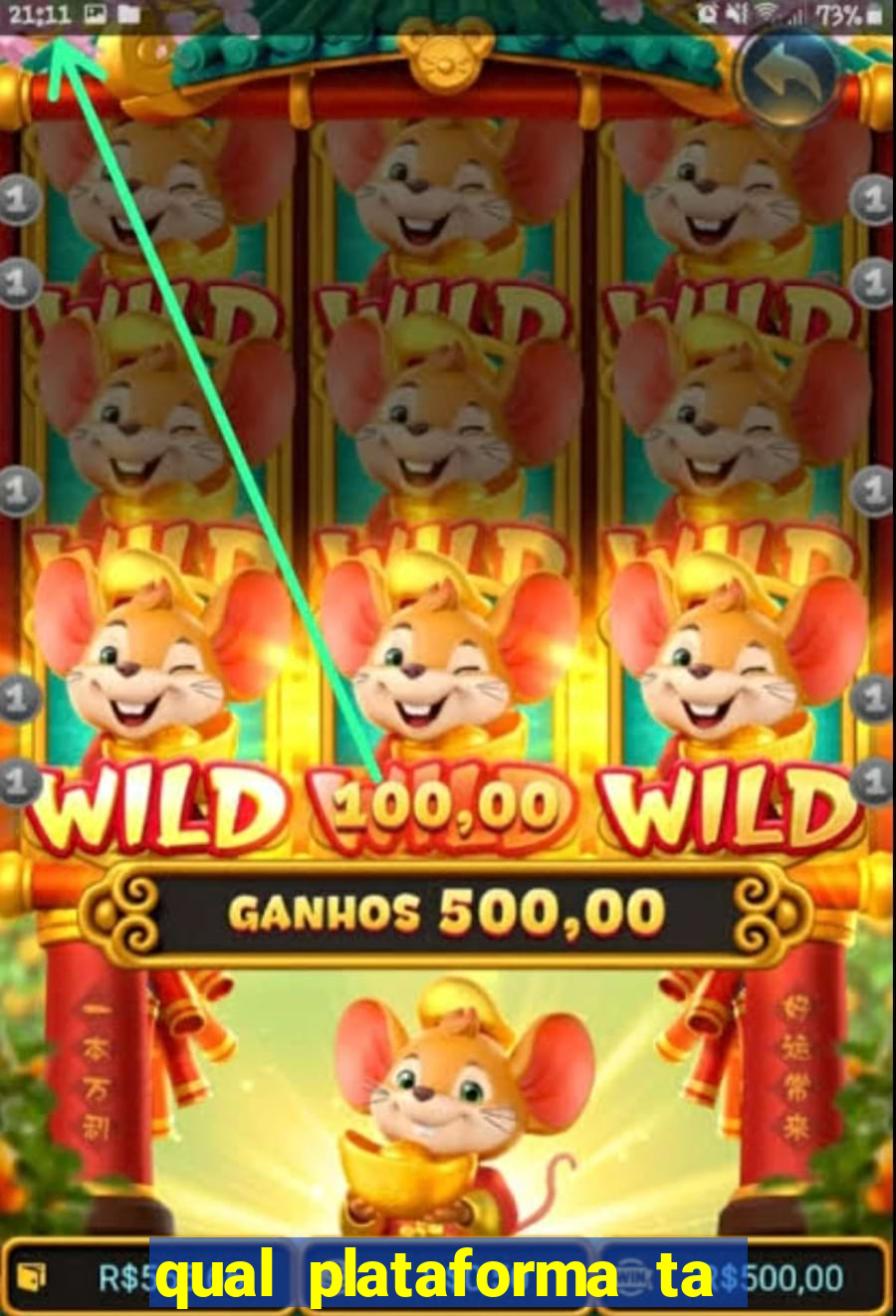 qual plataforma ta pagando agora fortune tiger