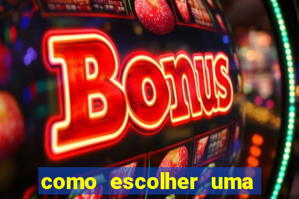 como escolher uma boa cartela de bingo