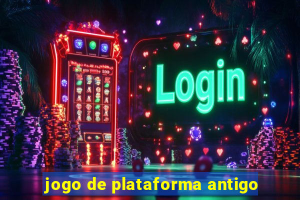 jogo de plataforma antigo