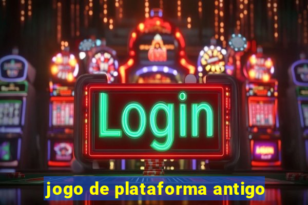 jogo de plataforma antigo