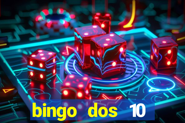 bingo dos 10 mandamentos da lei de deus