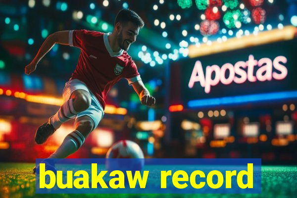 buakaw record