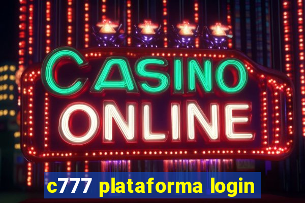 c777 plataforma login