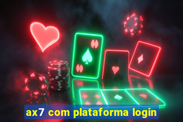 ax7 com plataforma login