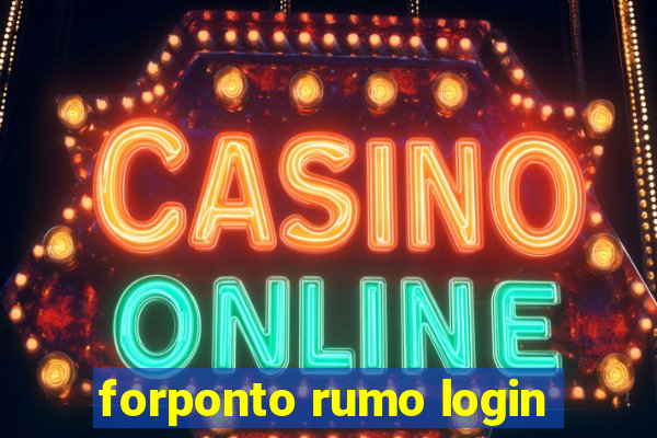 forponto rumo login