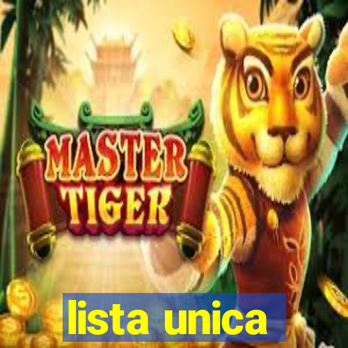 lista unica