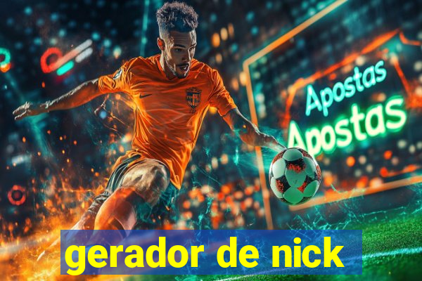 gerador de nick