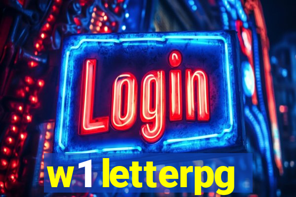 w1 letterpg