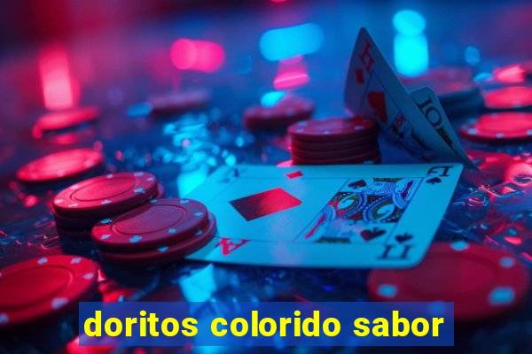 doritos colorido sabor