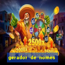 gerador de nomes para jogos