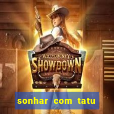 sonhar com tatu jogo do bicho