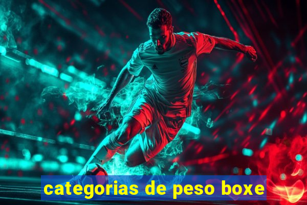 categorias de peso boxe