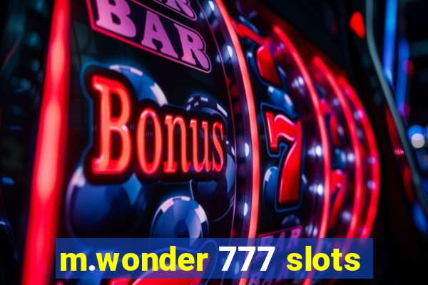 m.wonder 777 slots