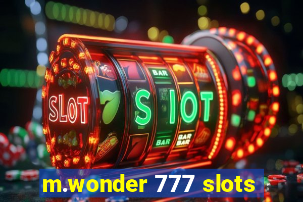 m.wonder 777 slots