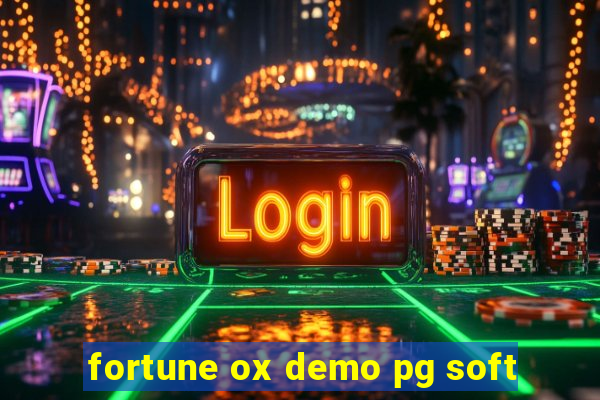 fortune ox demo pg soft