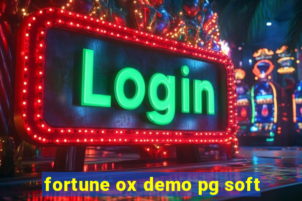 fortune ox demo pg soft