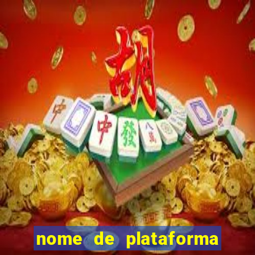 nome de plataforma de jogos