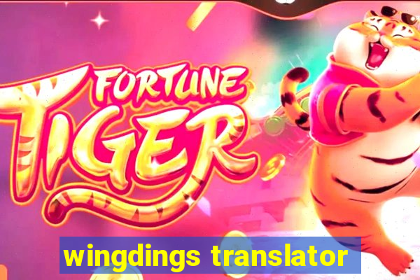 wingdings translator