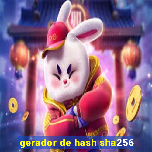 gerador de hash sha256