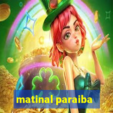 matinal paraiba