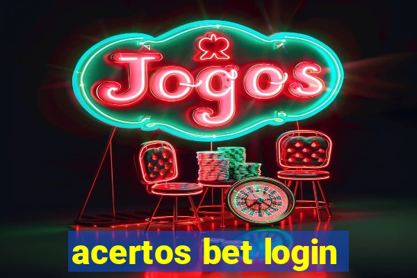 acertos bet login