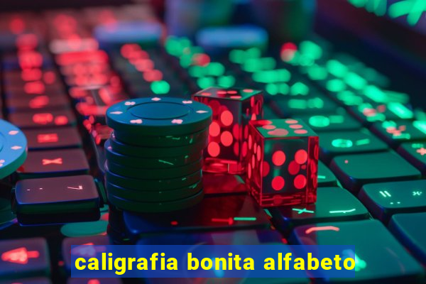 caligrafia bonita alfabeto