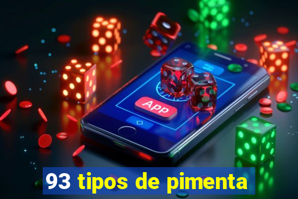 93 tipos de pimenta