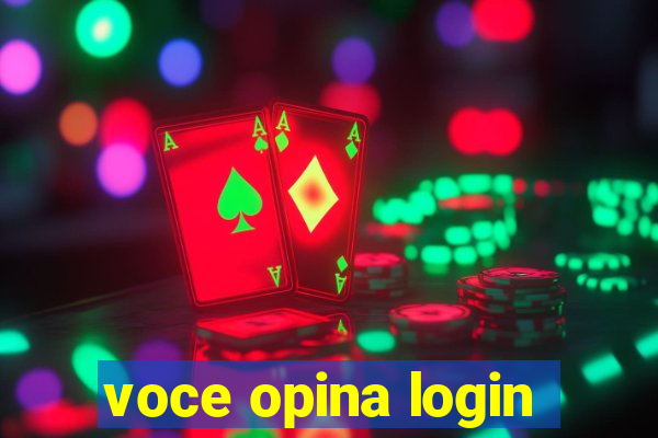 voce opina login