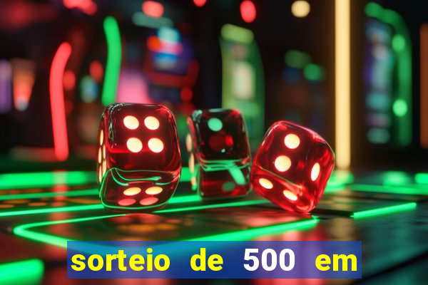 sorteio de 500 em cash toda segunda feira novibet como funciona