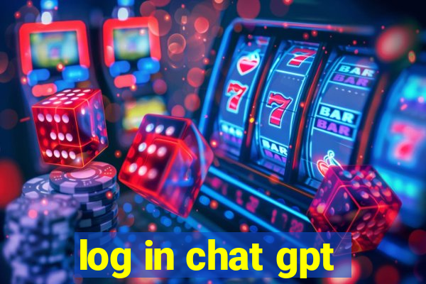 log in chat gpt