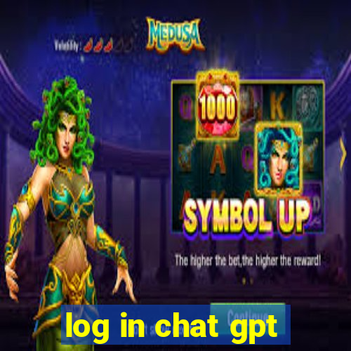 log in chat gpt