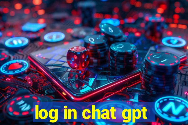 log in chat gpt