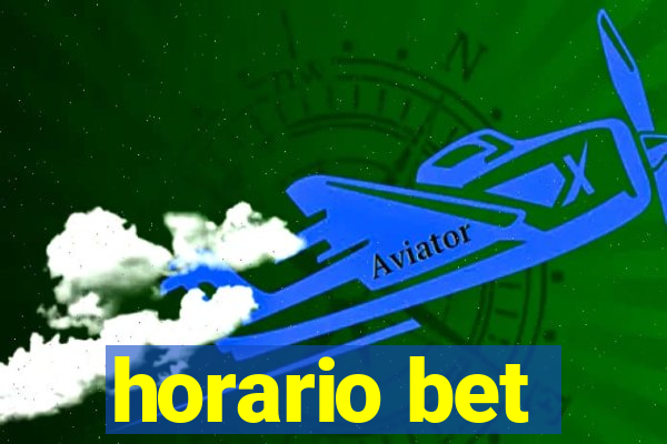 horario bet