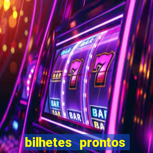 bilhetes prontos futebol hoje